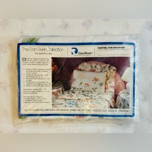 NOS 70’s Vintage Dan River No Iron Percale Set of Pillowcases!